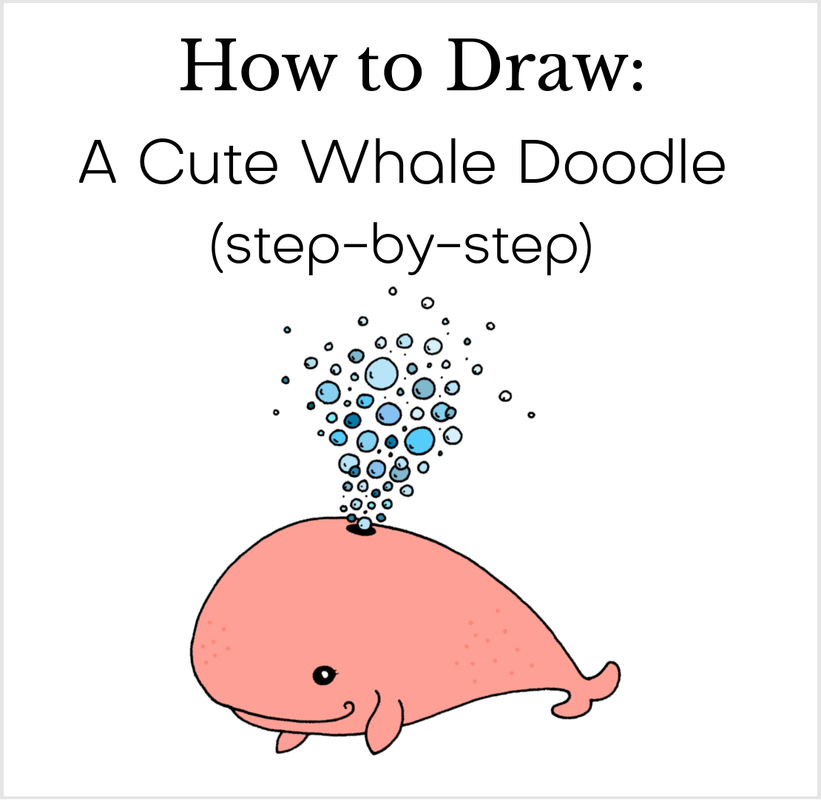 Art Tutorial: How to Draw a Whale Doodle