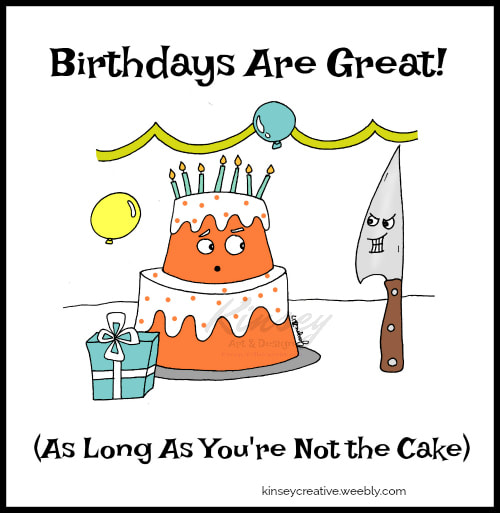 Birthday Cake Cartoon 