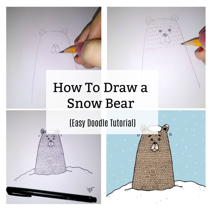 How to Draw a Bear--Doodle Art Tutorial