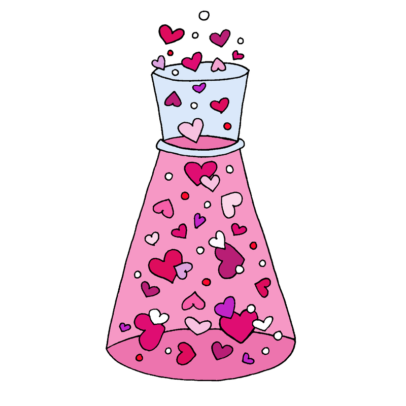 Love Potion Bottle doodle 